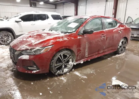 2021 Nissan Sentra Sr Xtronic Cvt z USA, uszkodzony, nr VIN 3N1AB8DVXMY304910